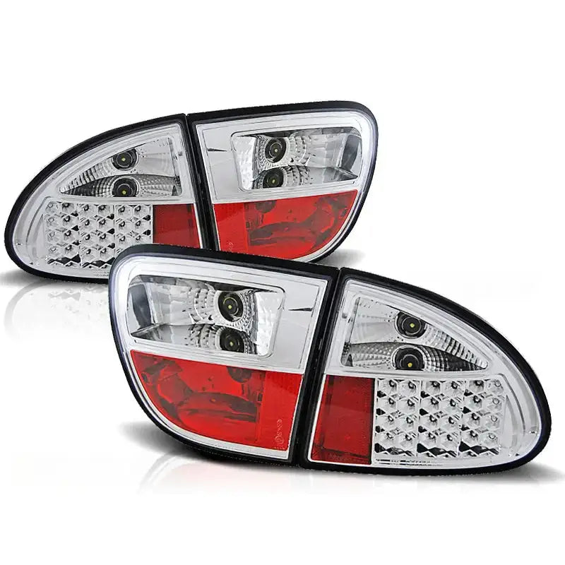 Baklykter Seat Leon 04.99-08.04 Chrome Led - 2