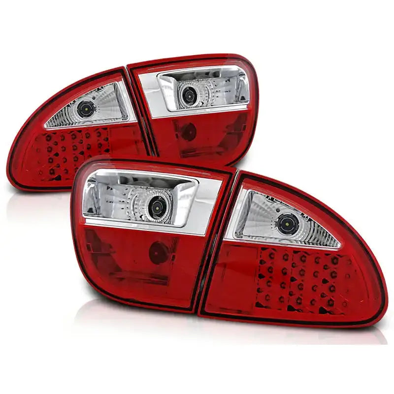 Baklykter Seat Leon 04.99-08.04 Red White Led - 2