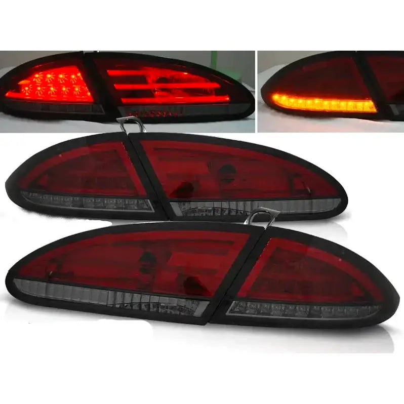 Baklykter Seat Leon 06.05-09 Red Smoke Led - 1