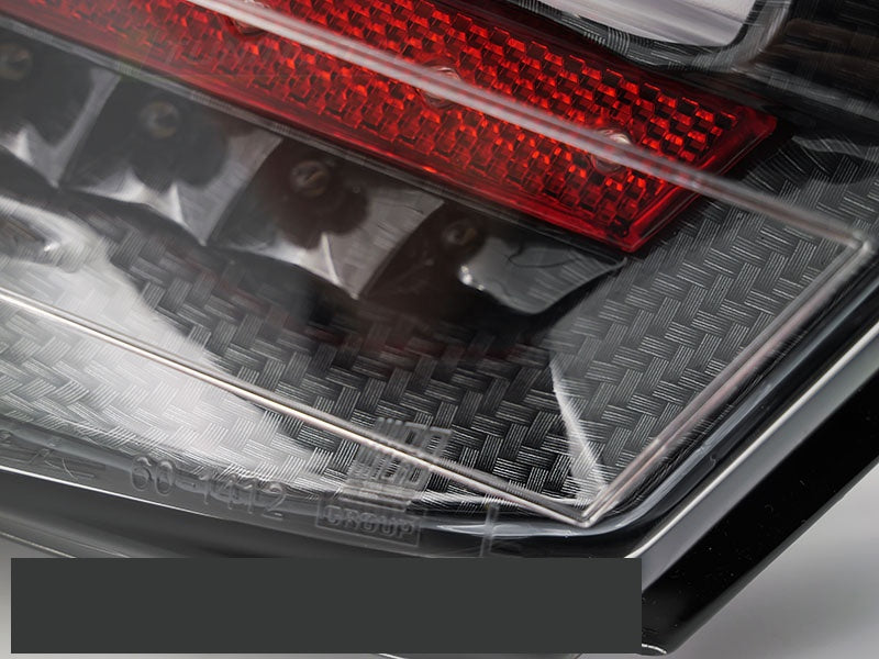 Komplett sett baklykter Toyota GT86 LED bar karbon høyre og venstre side