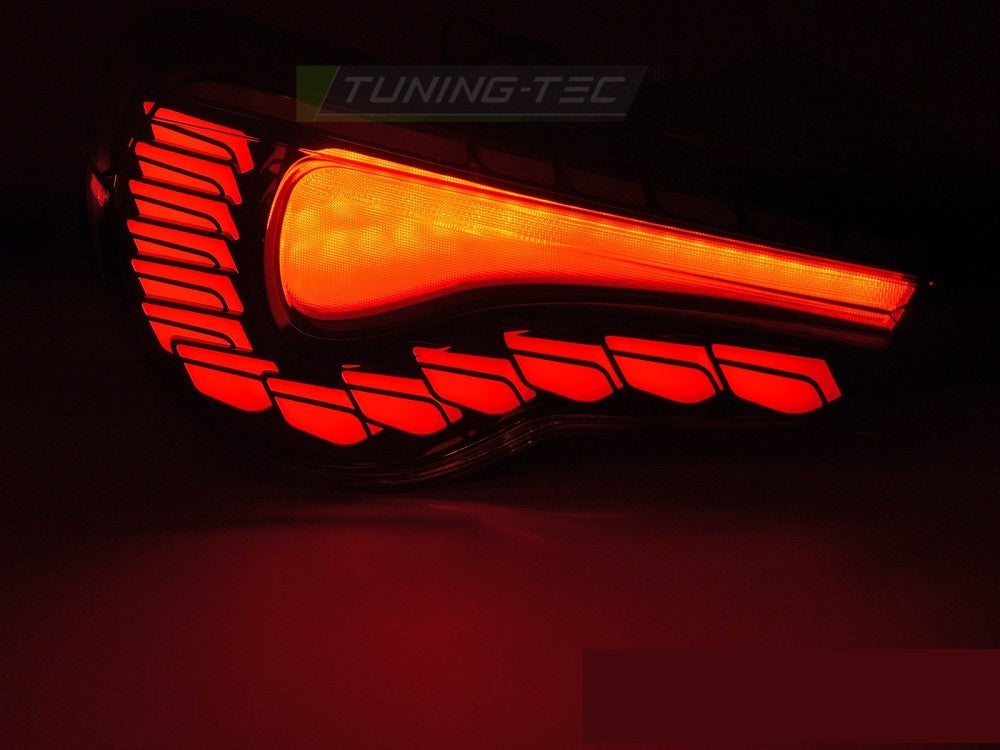 OLED baklykter smoke Toyota GT86 2012–2021 vist fra vinkel