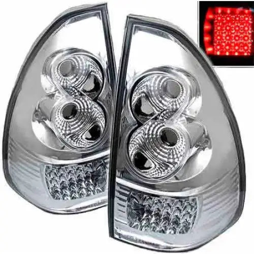 Baklykter Toyota Land Cruiser 120 02-09 - Chrome Led