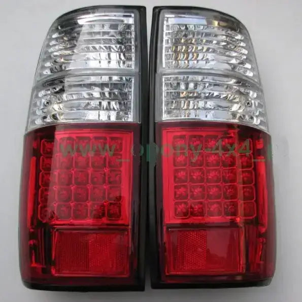 Baklykter Toyota Land Cruiser 80 89-97 White/red Led - 1