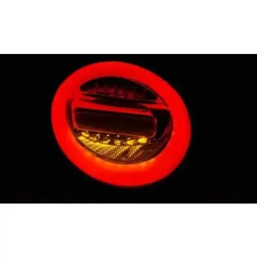 Baklykter Vw Beetle 98-05 Led Bar Tail Lights Red Smoke Seq - 3