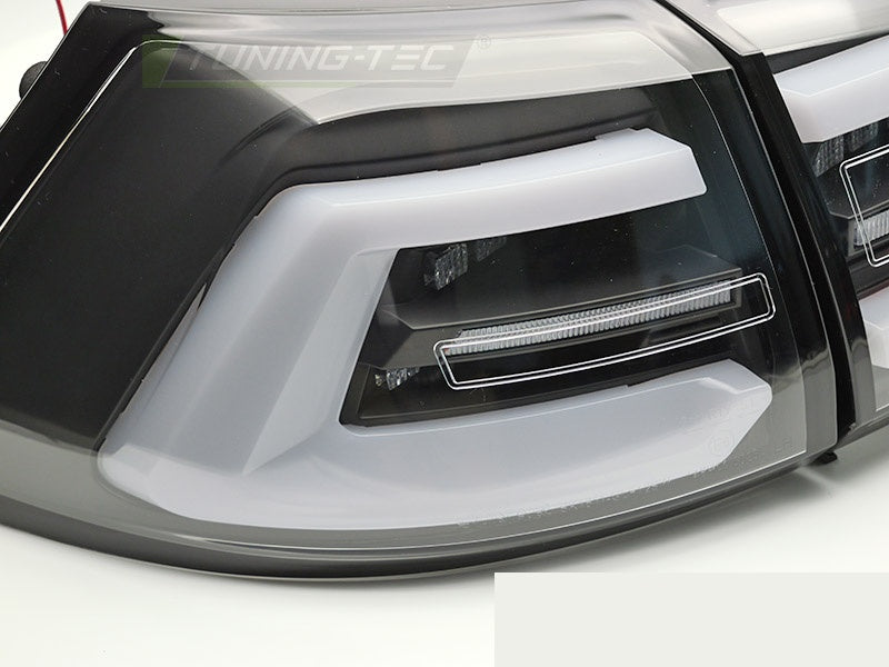 VW Golf 7 Variant facelift baklykter i svart med full LED-teknologi parvis visning