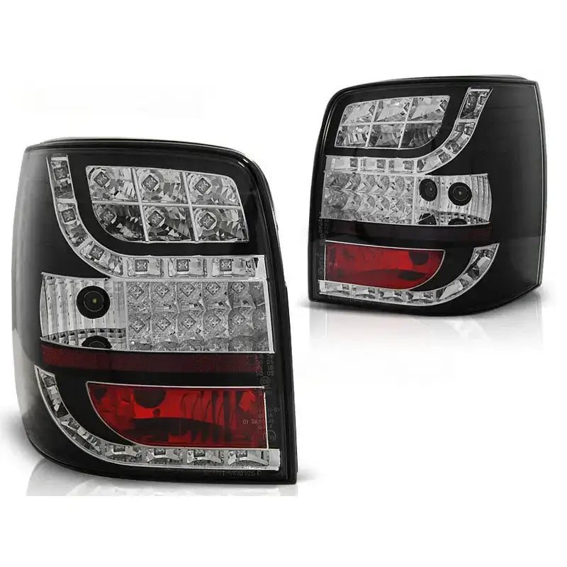 Baklykter Vw Passat B5 96-00 Variant Black Led Indicator