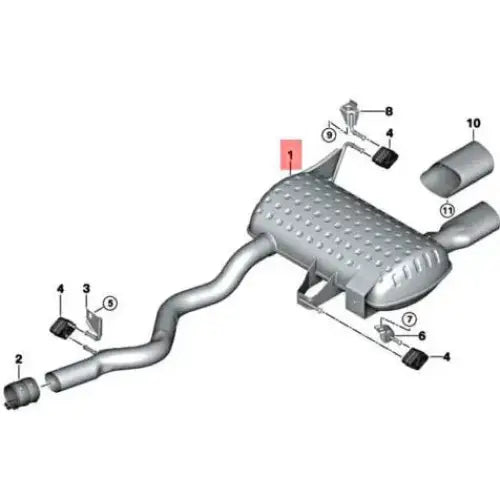 Bakpotte - Bmw 3 Serie Touring (e91) 07-12 1.6/2.0 - 1