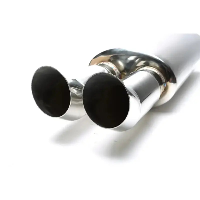 Bakre sportslyddemper universell 2 x 76 mm Ta Technix – endepipe detalj