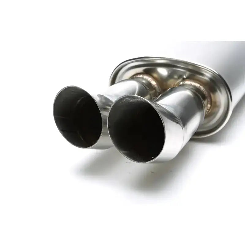 Bakre sportslyddemper universell 2 x 76 mm Ta Technix – endepipe detalj