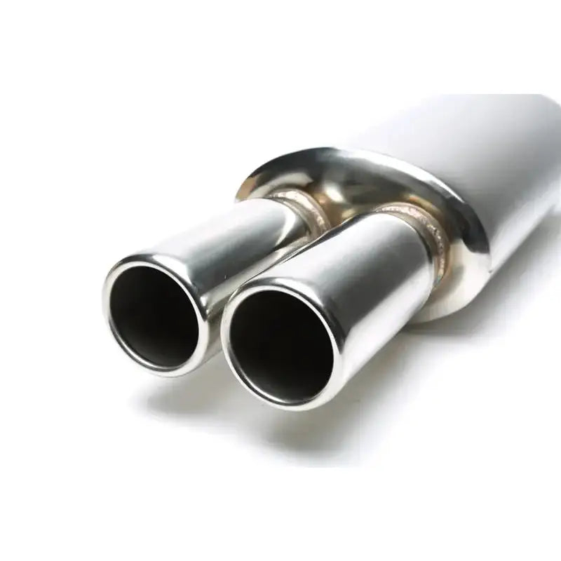 Bakre sportslyddemper universell 2 x 76 mm Ta Technix – endepipe detalj