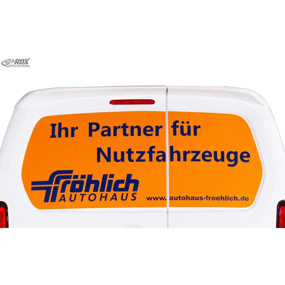 Bakrutespoiler Citroen Berlingo 08- / Peugeot Partner 08- / Peugeot Rifter 18- / Opel Combo 18- / Toyota Proace City