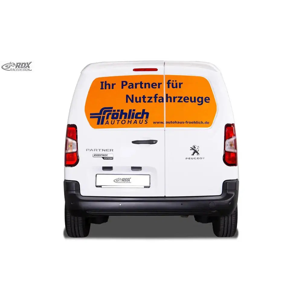 Bakrutespoiler Citroen Berlingo 08- / Peugeot Partner 08- / Peugeot Rifter 18- / Opel Combo 18- / Toyota Proace City