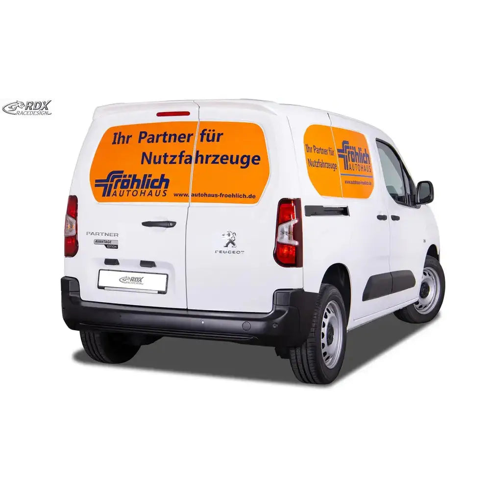 Bakrutespoiler Citroen Berlingo 08- / Peugeot Partner 08- / Peugeot Rifter 18- / Opel Combo 18- / Toyota Proace City