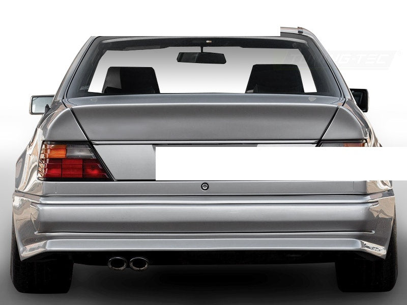 Bakspoiler SPME09 for Mercedes W124 sedan 85–93 detaljbilde av profil