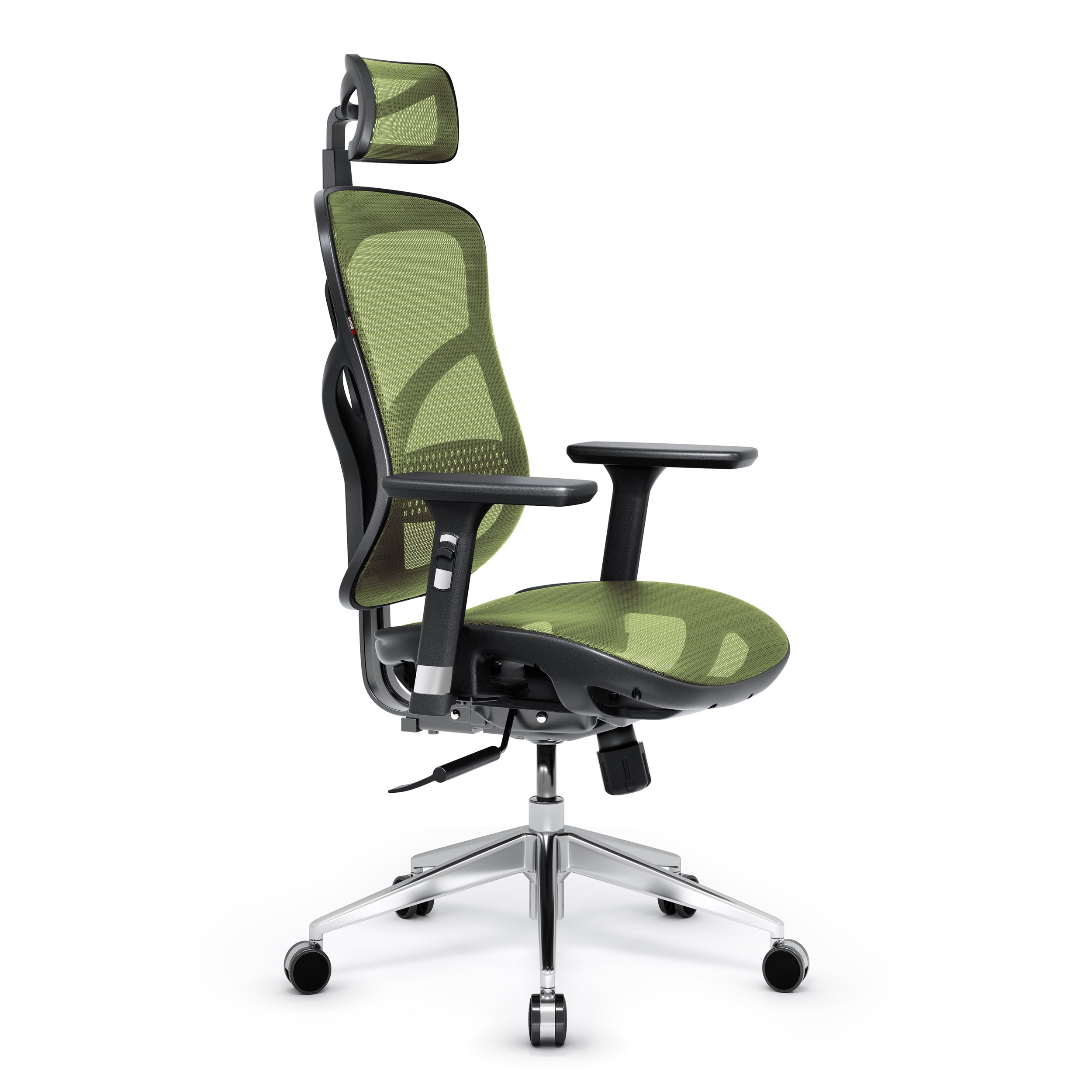 Diablo V-Basic ergonomisk stol: svart og grønn.