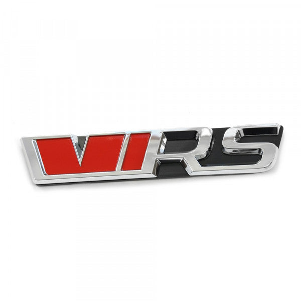 Emblem/logo til Skoda Kodiaq Red / Chrome RS i ABS-materiale for frontgrill