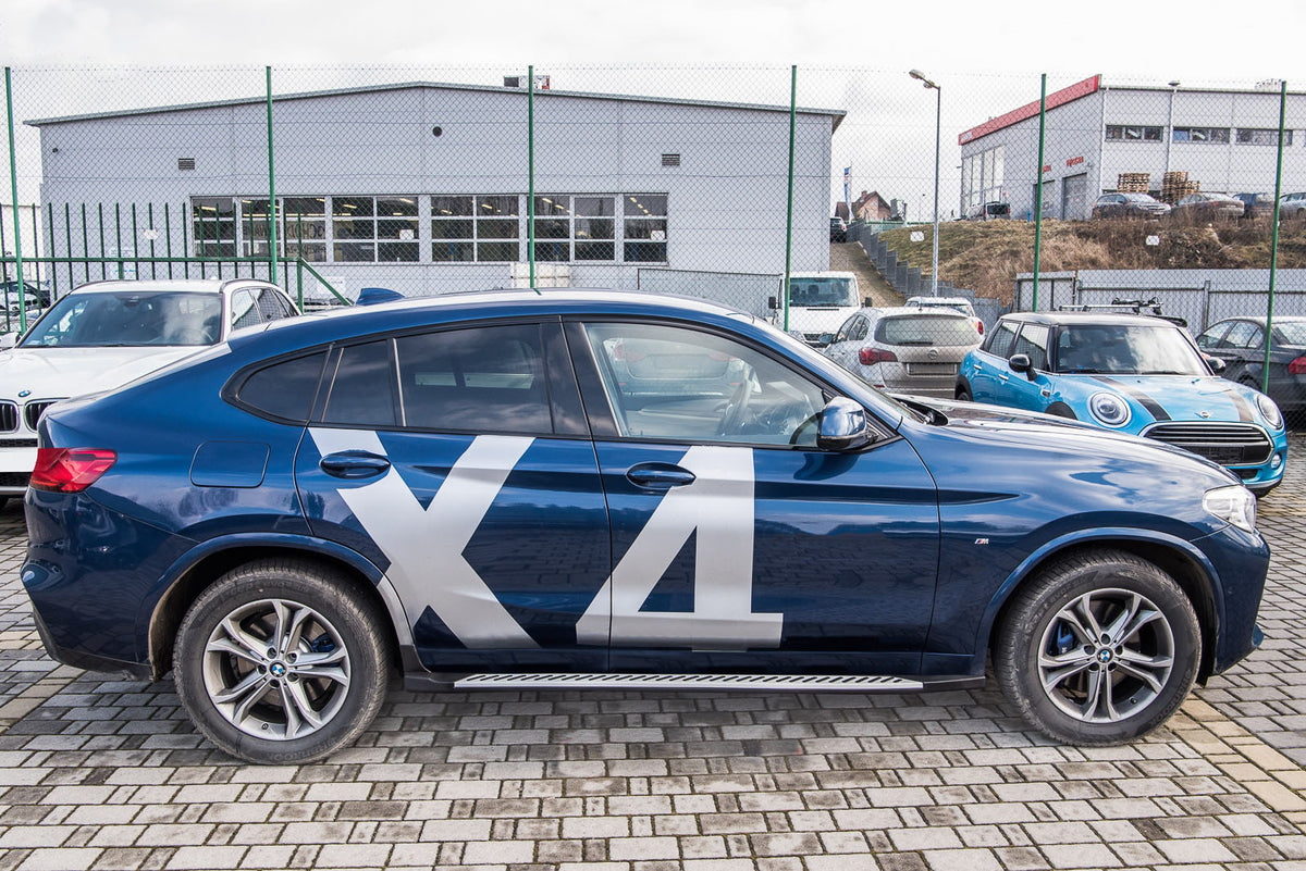 Stigtrinn Bmw X4 (F26) Ventshield (2014-2018) - sett bakfra