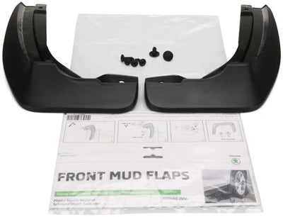 VAG OEM skvettlapp til Skoda Karoq / Black - sett 2 stk. – svart plast