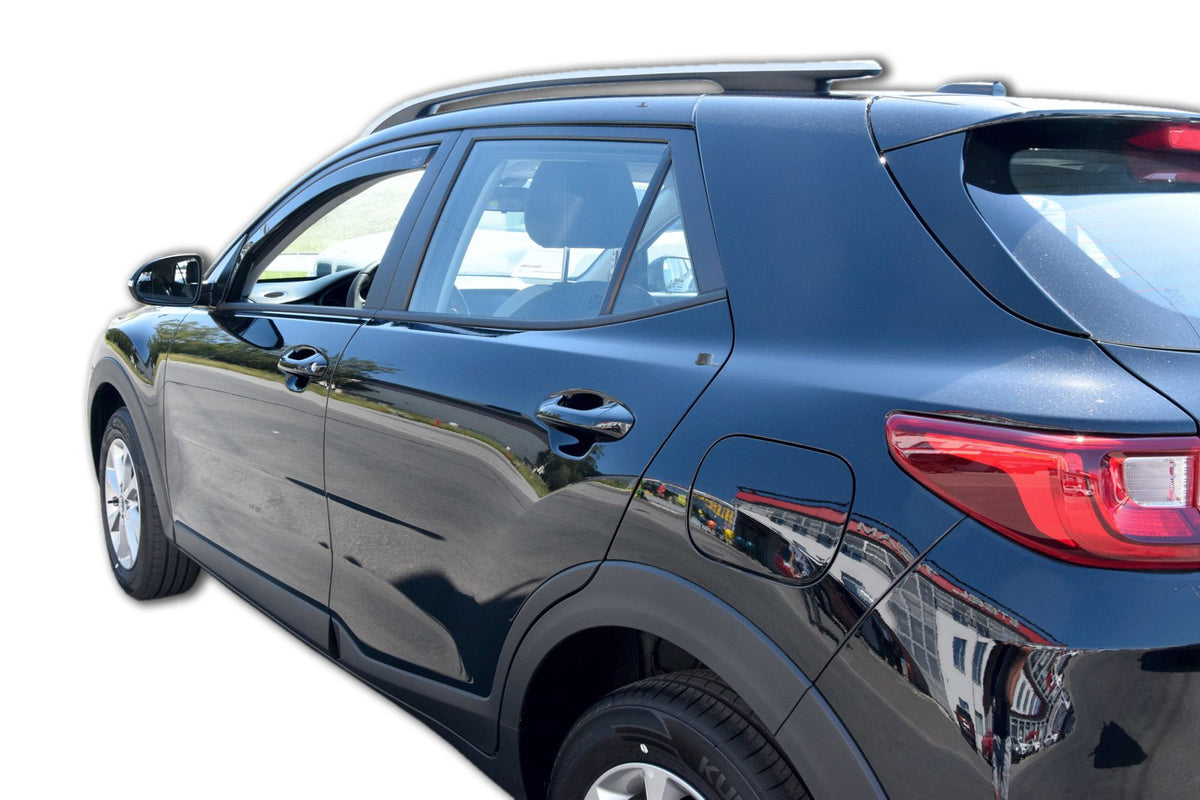 Vindavviser Kia STONIC 5-dørs 2017→ sett 2 stk. – PMMA Plexi - nærbilde