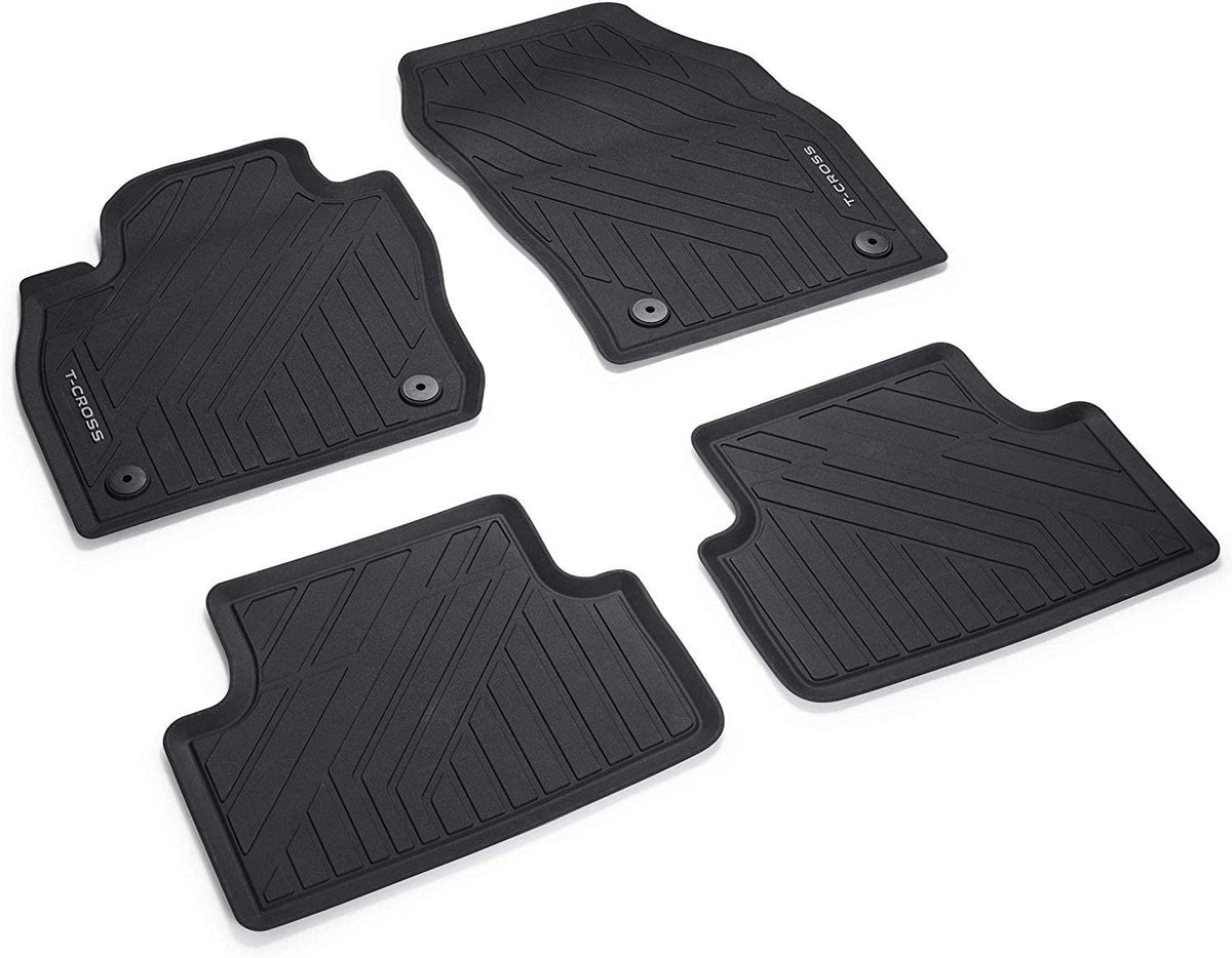 VAG OEM gulvmatter til Vw T-Cross – gummi/TPE materiale