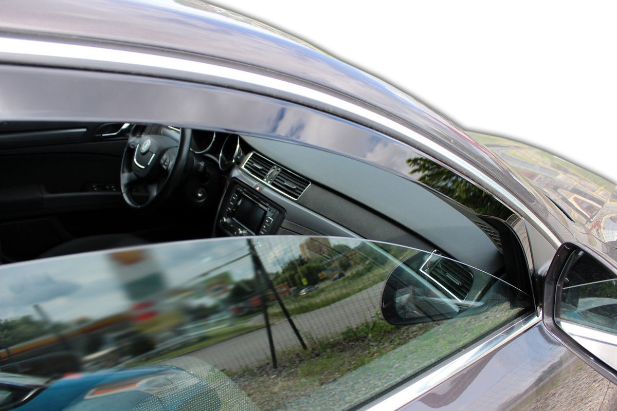 Vindavviser Skoda Superb II (2008-2015) – PMMA Plexi - nærbilde