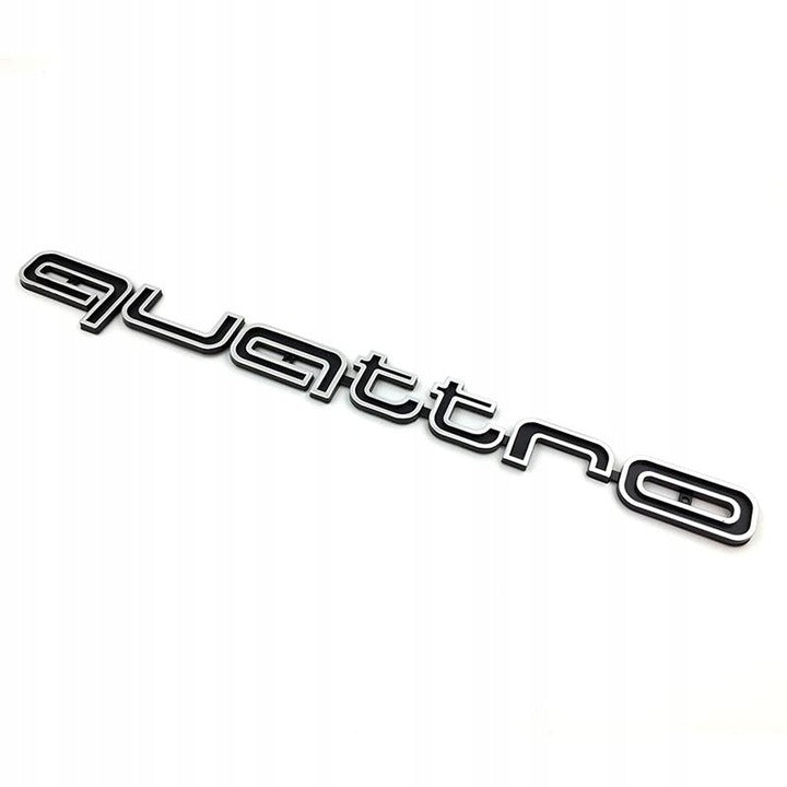 Emblem Audi quattro Titanium Grill Chrome Edition - detaljer