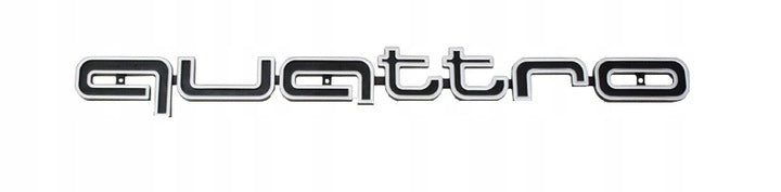Emblem Audi quattro Titanium Grill Chrome Edition - nærbilde