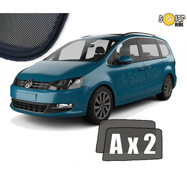 Sr solskjerm i akryl til Vw Sharan II - vindavviser og regnbeskyttelse med enkel montering