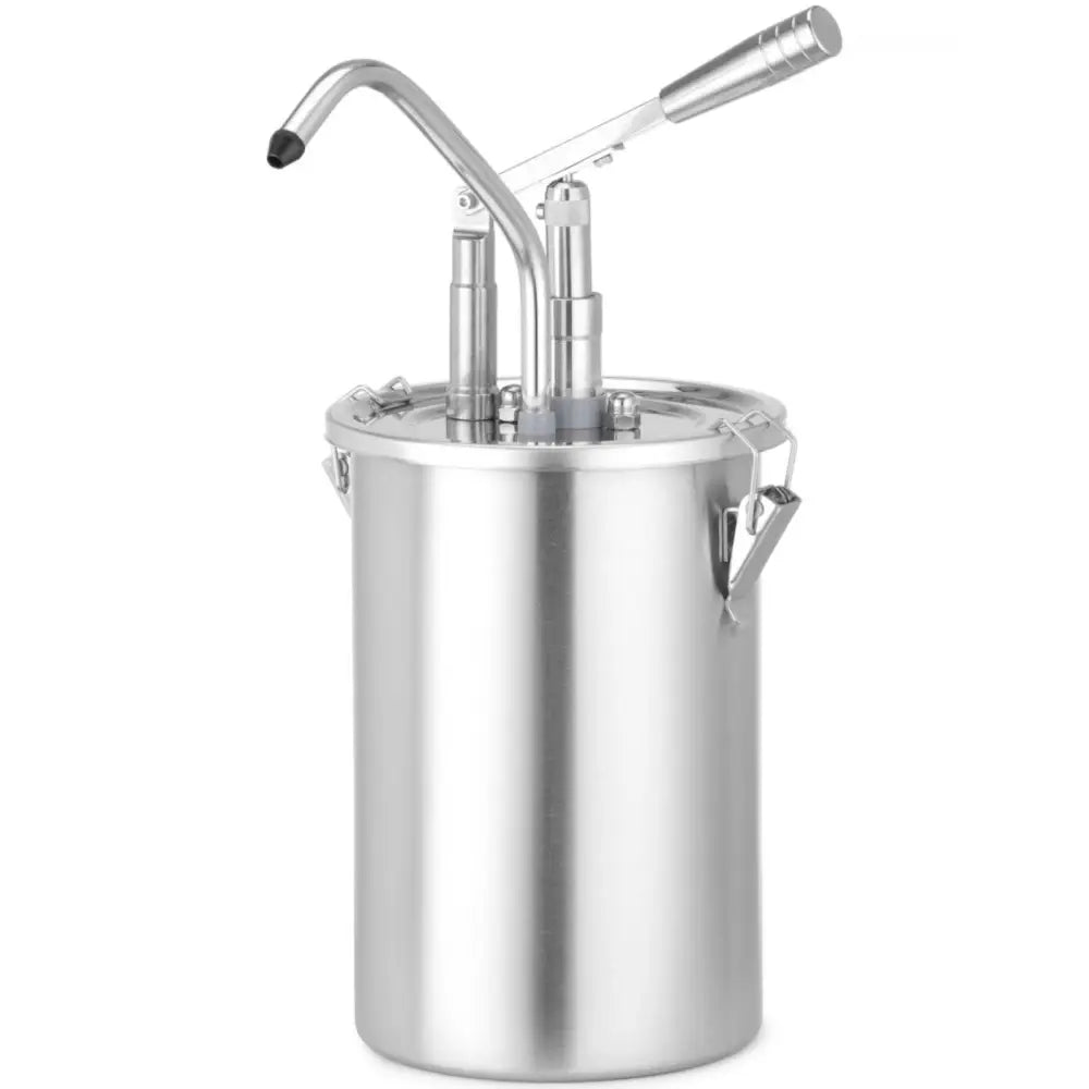 Beholder for Sauser med Dispenser Stål 4.5 l - Hendi 558102