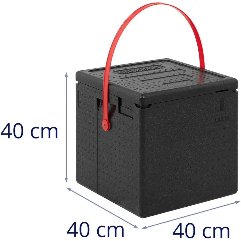 Beholder Termobox Epp Cambro for Pizza Transport 8 Bokser 33x33x4cm Rød Stripe