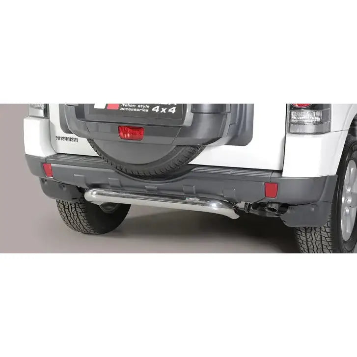 Beskyttelse Rør Bakre Inox Mitsubishi Pajero 2015 > 5 Doors Version - Polert Stål 1