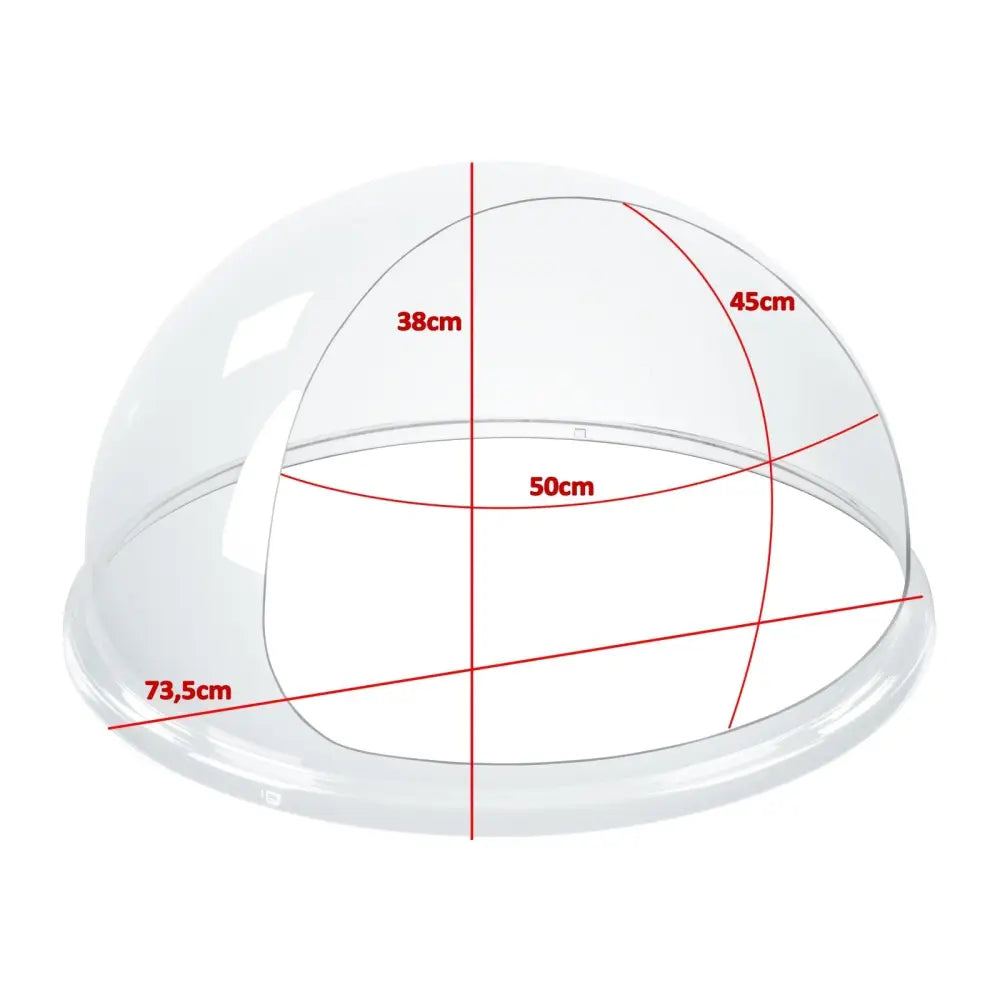 Beskyttelseslokk for Stor Sukkerspinnmaskin 72cm