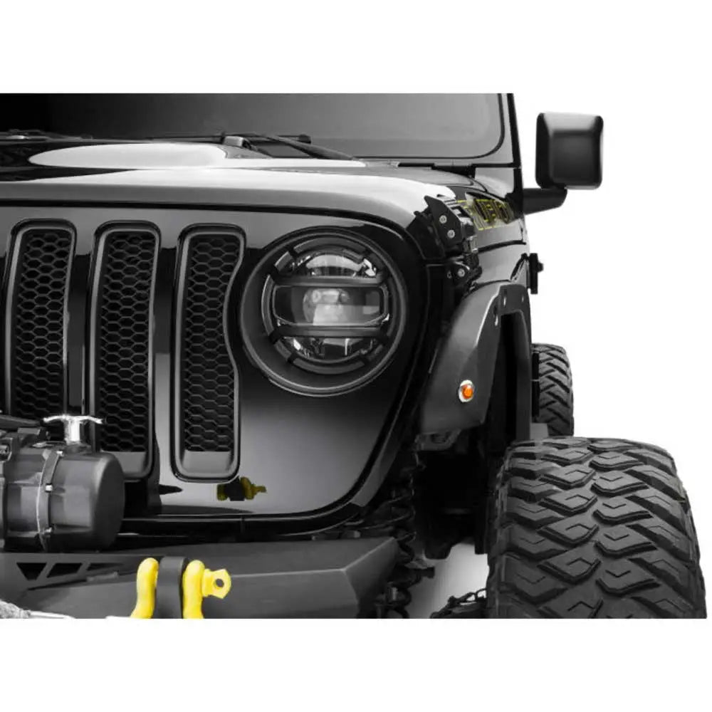 Beskyttere For Skjermer Foran Og Bak Fra Bushwacker Trail Armor - Jeep Wrangler Jl 4 d 18- - 2