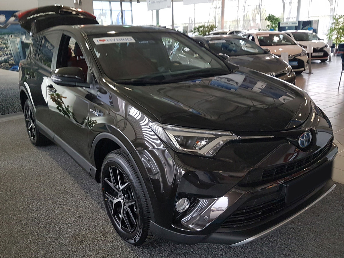Bakfangerbeskytter Toyota RAV4 IV Facelift / Black Edition (2015-2019) – rustfritt stål - nærbilde