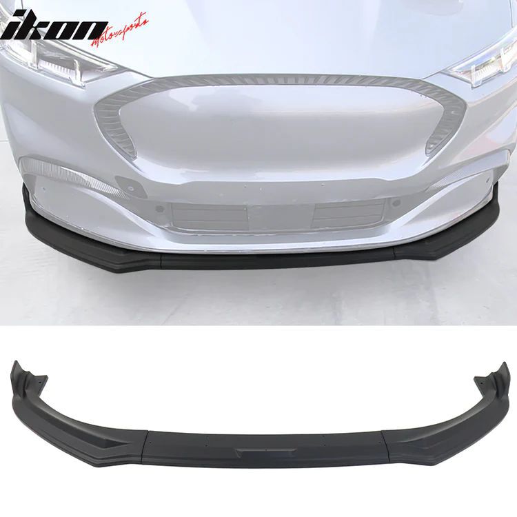 Ikon Motorsports Mustang Mach‑E frontspoiler svart høyglans
