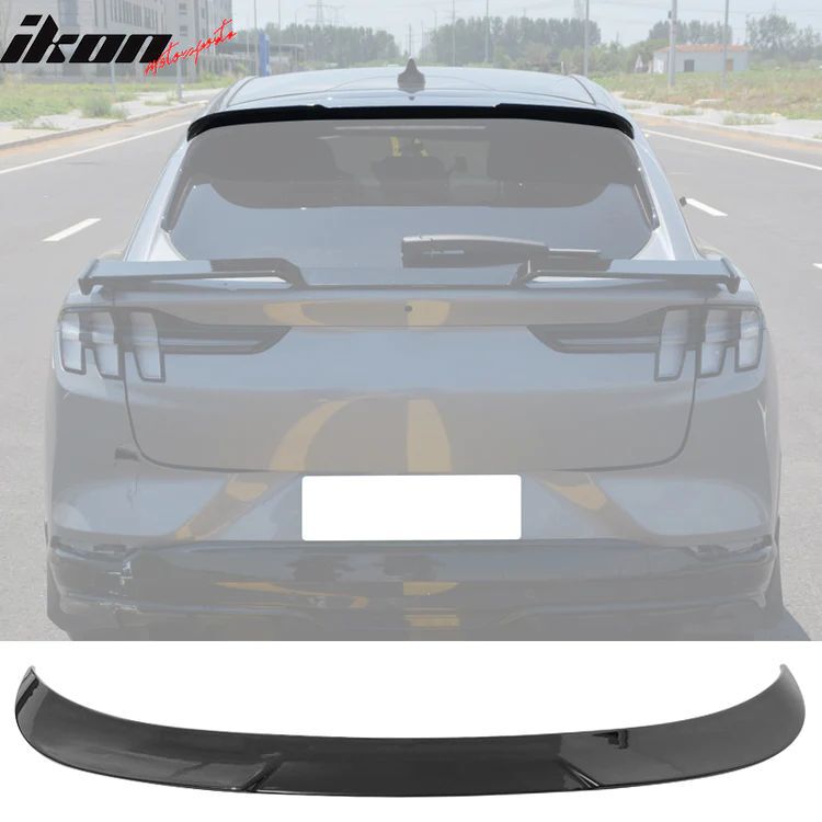 Ikon Motorsports Mustang Mach‑E takspoiler glans svart