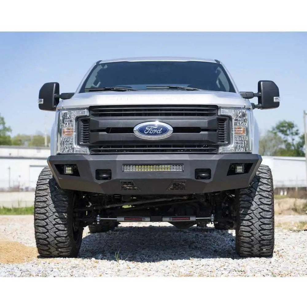 Bil Stålstøtfanger med Lys Fremme - Ford F250 17-22
