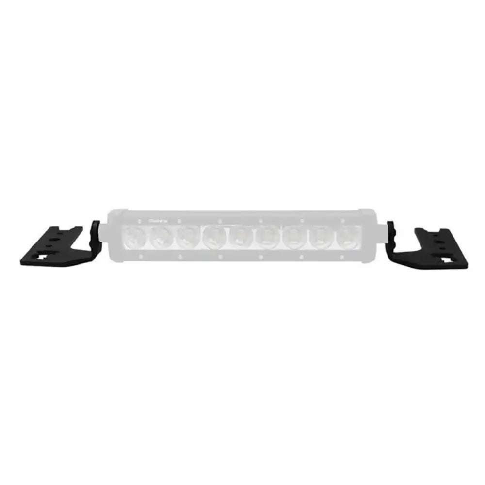 Bilmonteringsbraketter for Enkel Led-stripe 10’’ på Panseret - Go Rhino - Jeep Wrangler Jl 2 d 18-