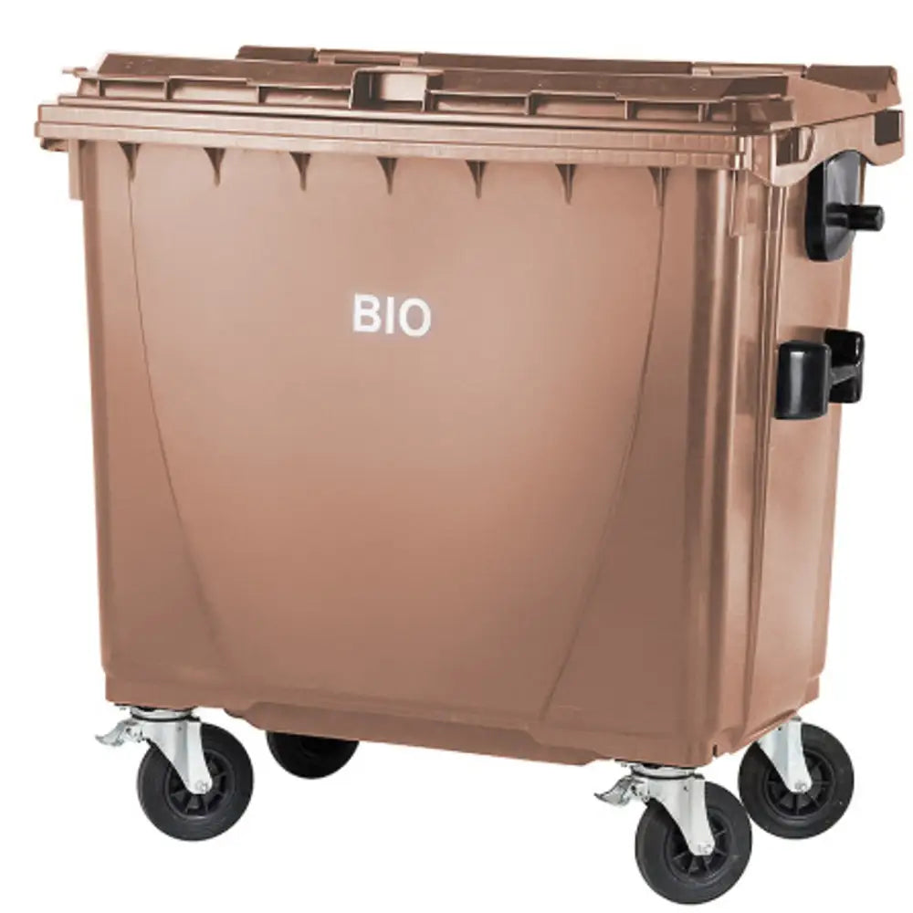 Biokasse Beholder For Matavfall Og Biologisk Avfall - Brun 770l - 1