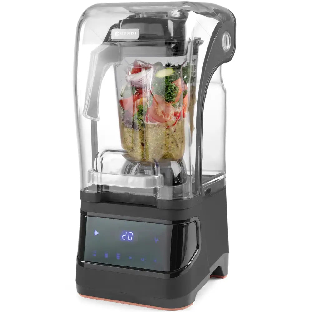 Blender Miksar Med Støyreduserende Kabinett Digital Styring 2.5l 230v Hendi 230695 - 1