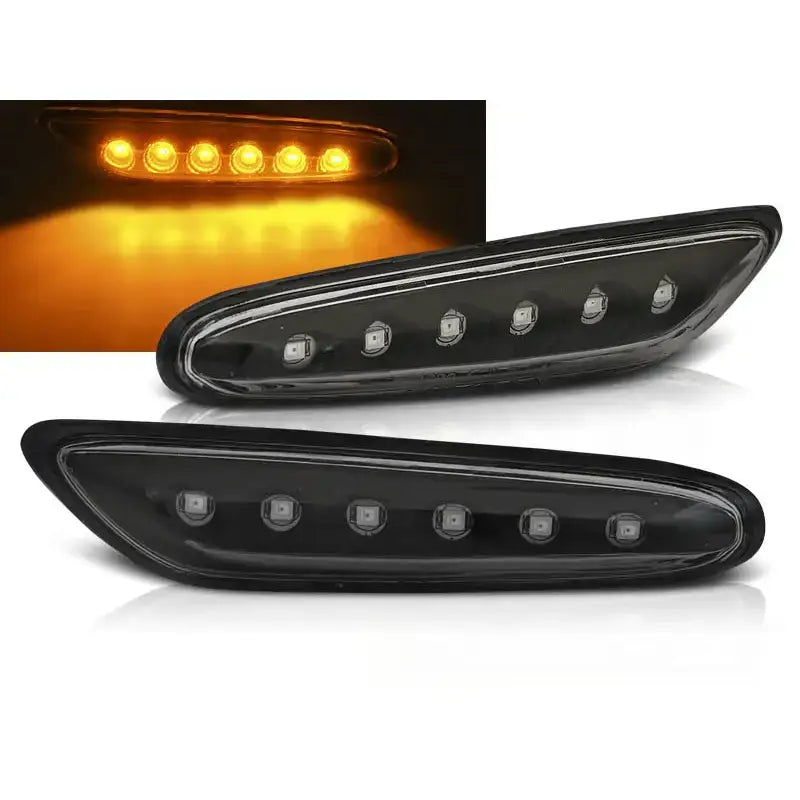 Blinklys Bmw E46 09.01-03.05 Black Led