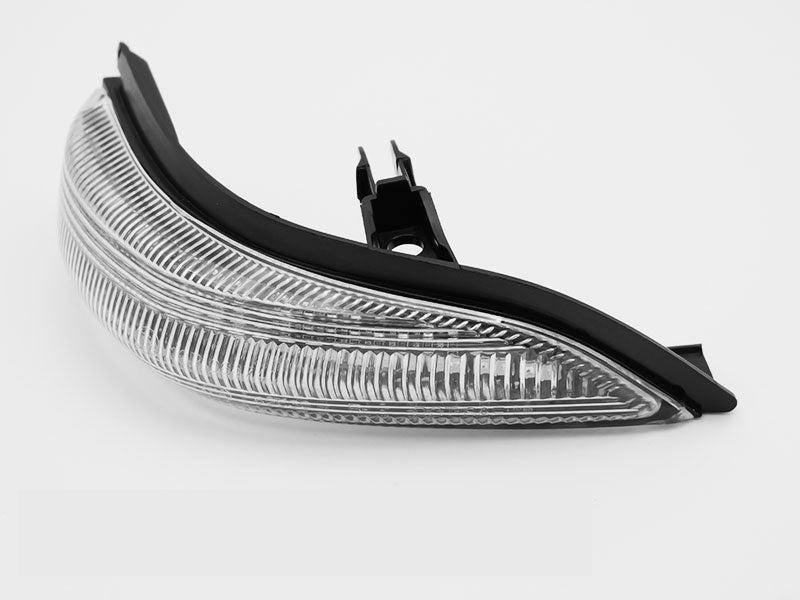 Hvite LED-blinklys for sidespeil Toyota Yaris III 2011–2019 sett bakfra