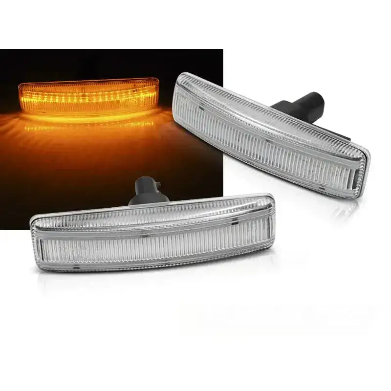 Blinklys Land Rover Range Sport 05-12 White Led