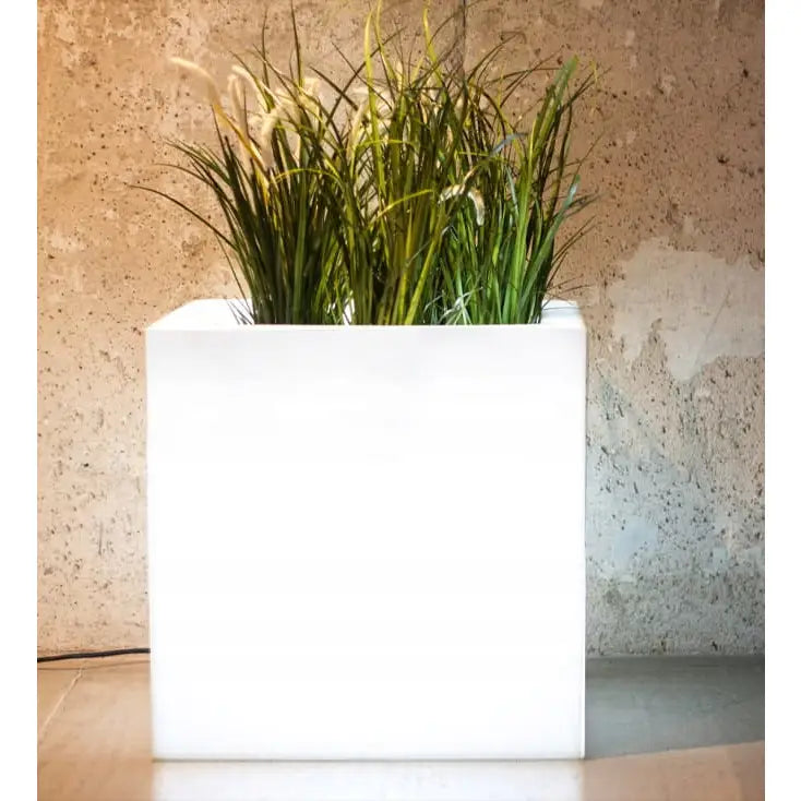 Blomsterpotte Belyst Pixel Pot Light Varmt Lys (svart Kabel) - 1