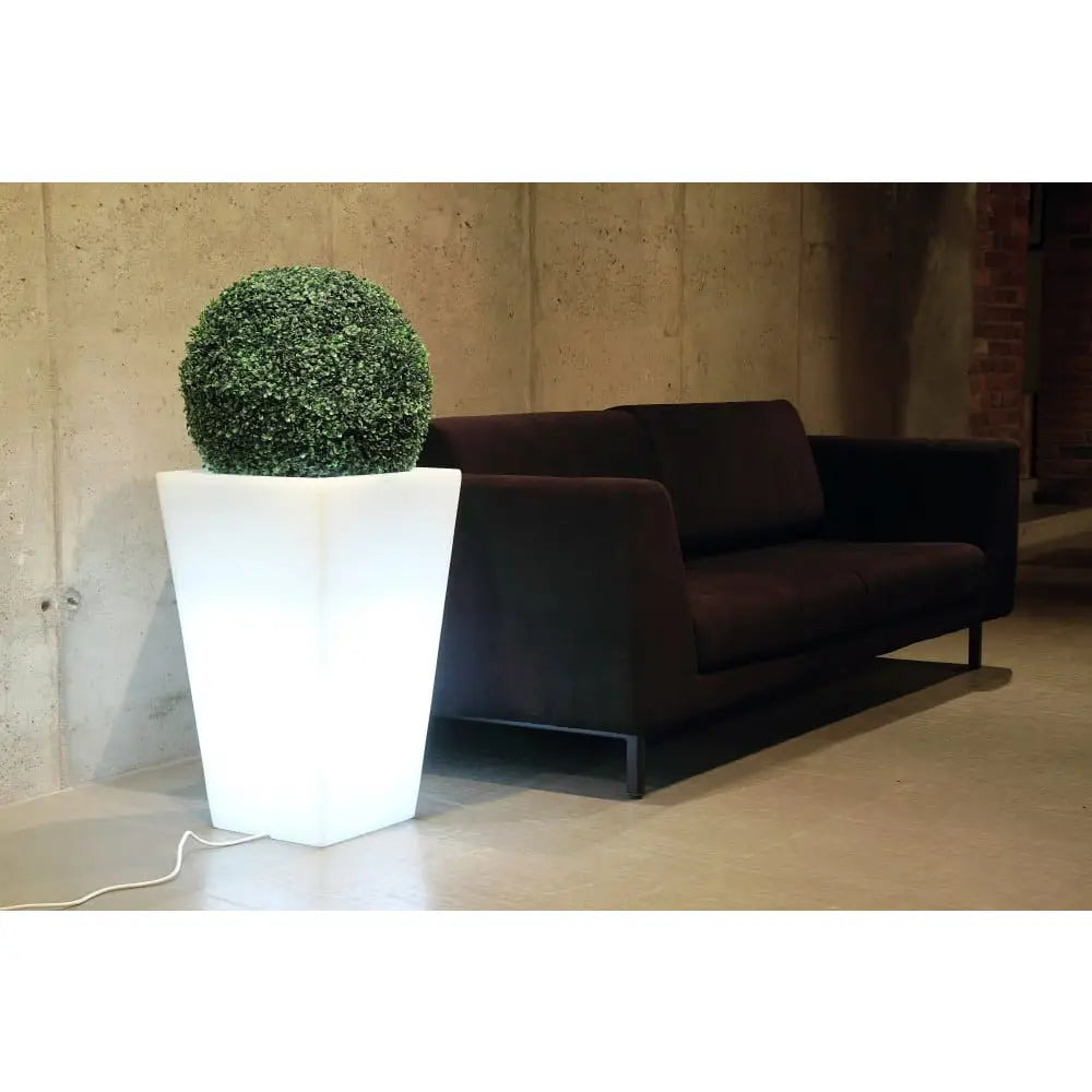 Blomsterpotte Belyst Slim Line s Light Rgb-pære (hvit Innendørskabel med Bryter)