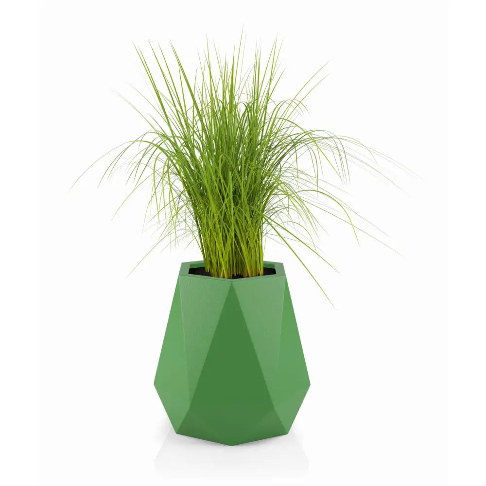 Blomsterpotte Flavi Lime (full Kapasitet + Vann Drenering)