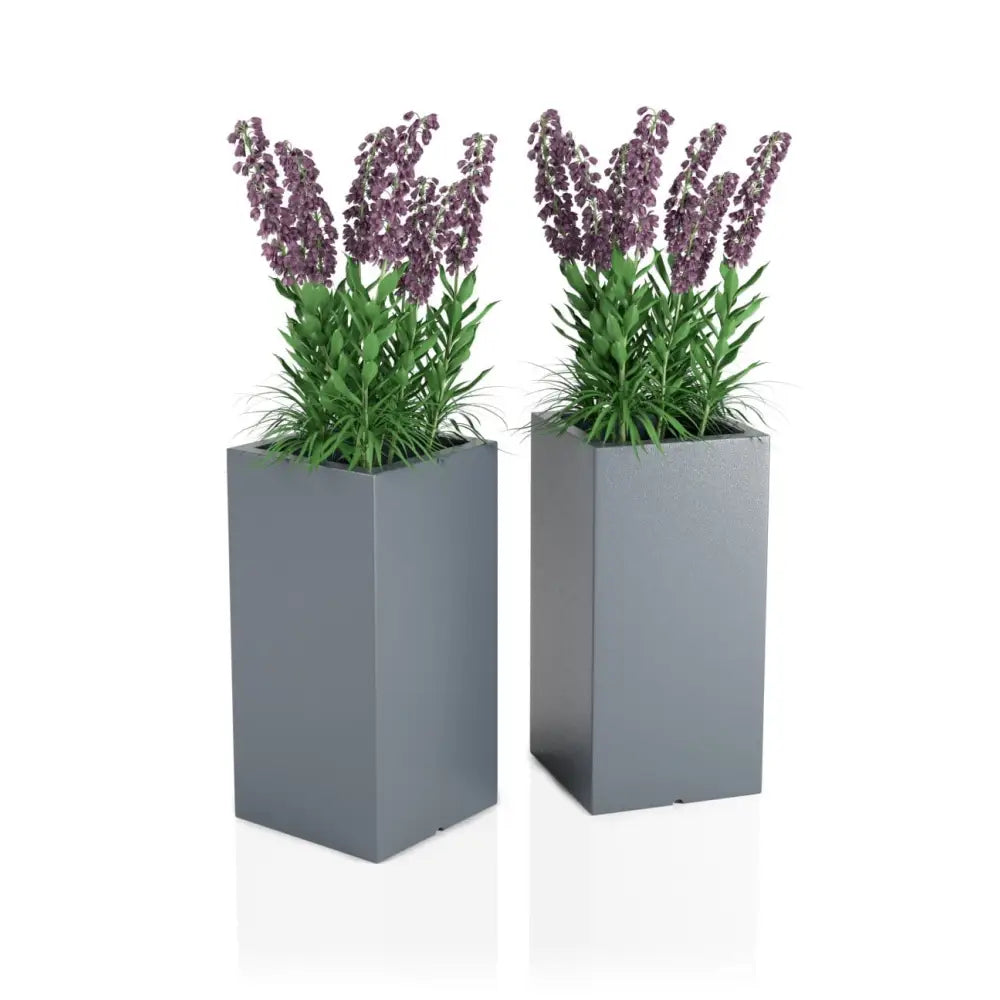 Blomsterpotte Tower Pot Lime (med Indre Hylle + Vann Drenering) - 5