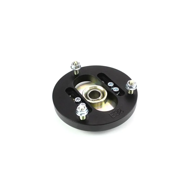 BMW E30 camber plates komplett sett med Fluro-lagre og galvaniserte monteringsbolter