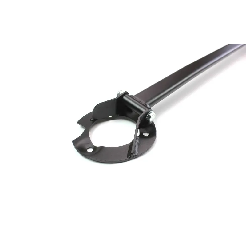 Fremre stagstiver montert på BMW E32 7-Serie, stål flatoval profil 40x20 mm