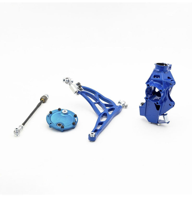 Wisefab drift kit montert på BMW F-serie med 65 graders parallell styrevinkel